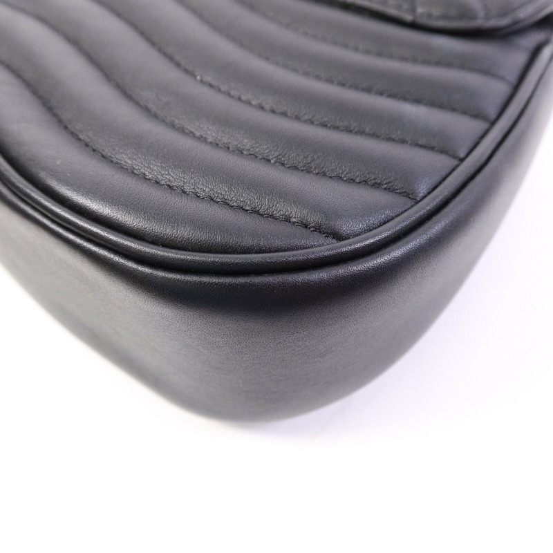 LOUIS VUITTON 牛皮皮革New Wave Chain MM鏈帶手挽肩背兩用袋-12