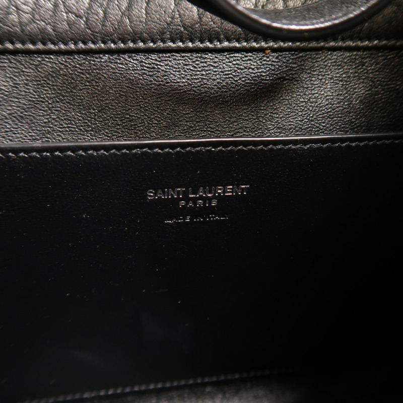 SAINT LAURENT 羊皮皮革Cassandra Envelope Messenger肩背袋-5