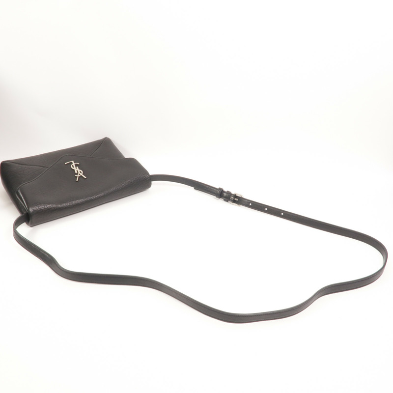 SAINT LAURENT 羊皮皮革Cassandra Envelope Messenger肩背袋-7
