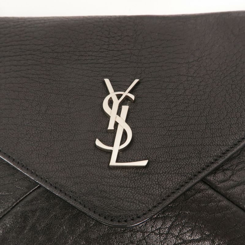 SAINT LAURENT 羊皮皮革Cassandra Envelope Messenger肩背袋-8