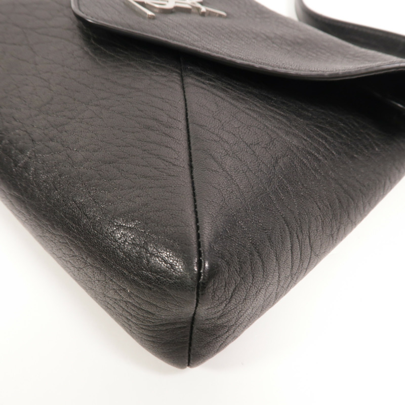 SAINT LAURENT 羊皮皮革Cassandra Envelope Messenger肩背袋-11