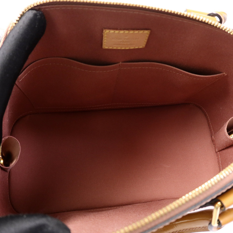 LOUIS VUITTON Monogram Vernis Alma PM手挽袋-4