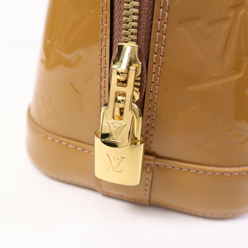 LOUIS VUITTON Monogram Vernis Alma PM手挽袋-6