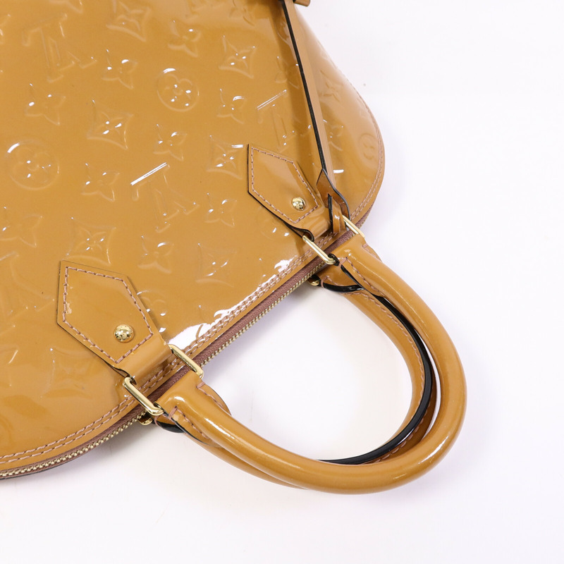 LOUIS VUITTON Monogram Vernis Alma PM手挽袋-8