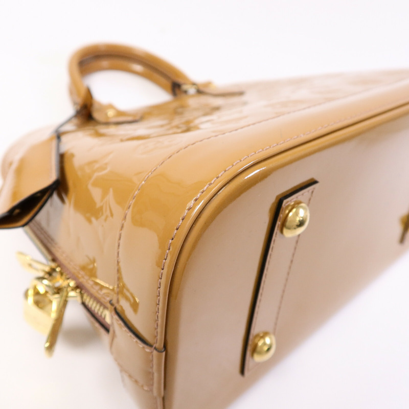 LOUIS VUITTON Monogram Vernis Alma PM手挽袋-10