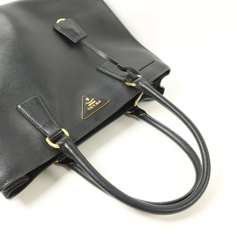 PRADA 牛皮皮革2way shoulder手挽肩背兩用袋-9