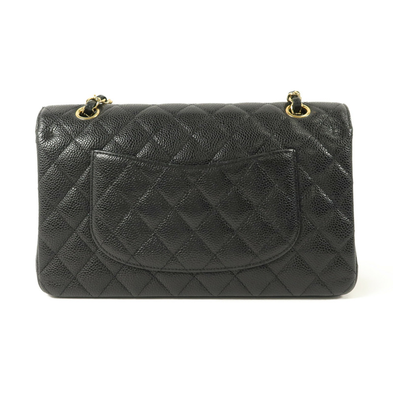 CHANEL 牛皮皮革Classis 25鏈帶肩背袋-1