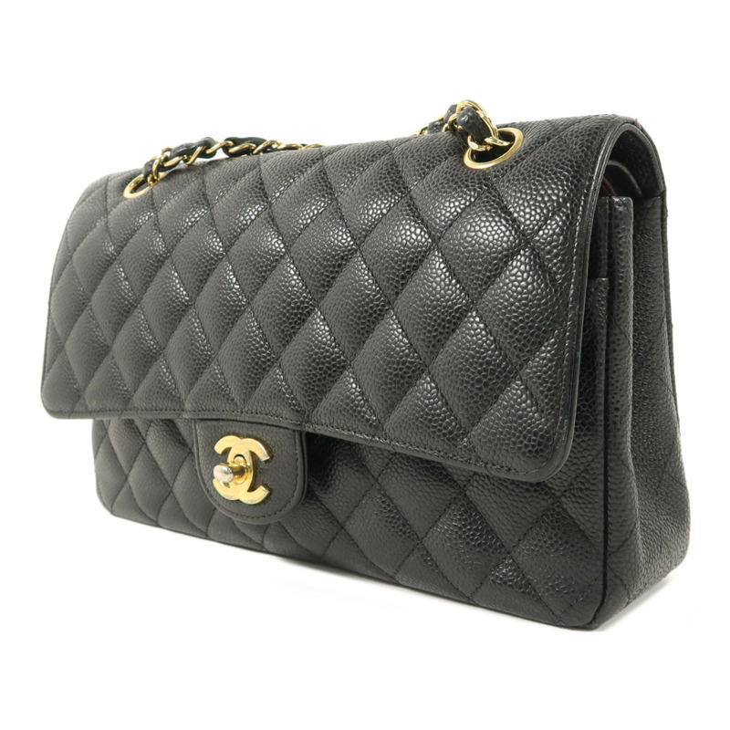 CHANEL 牛皮皮革Classis 25鏈帶肩背袋-2