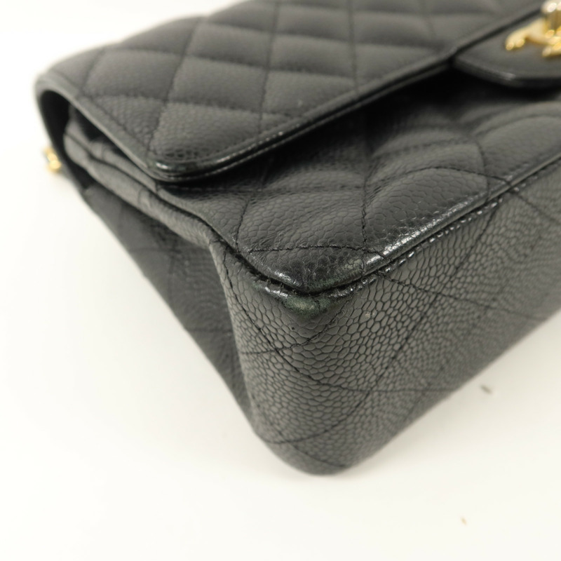 CHANEL 牛皮皮革Classis 25鏈帶肩背袋-13