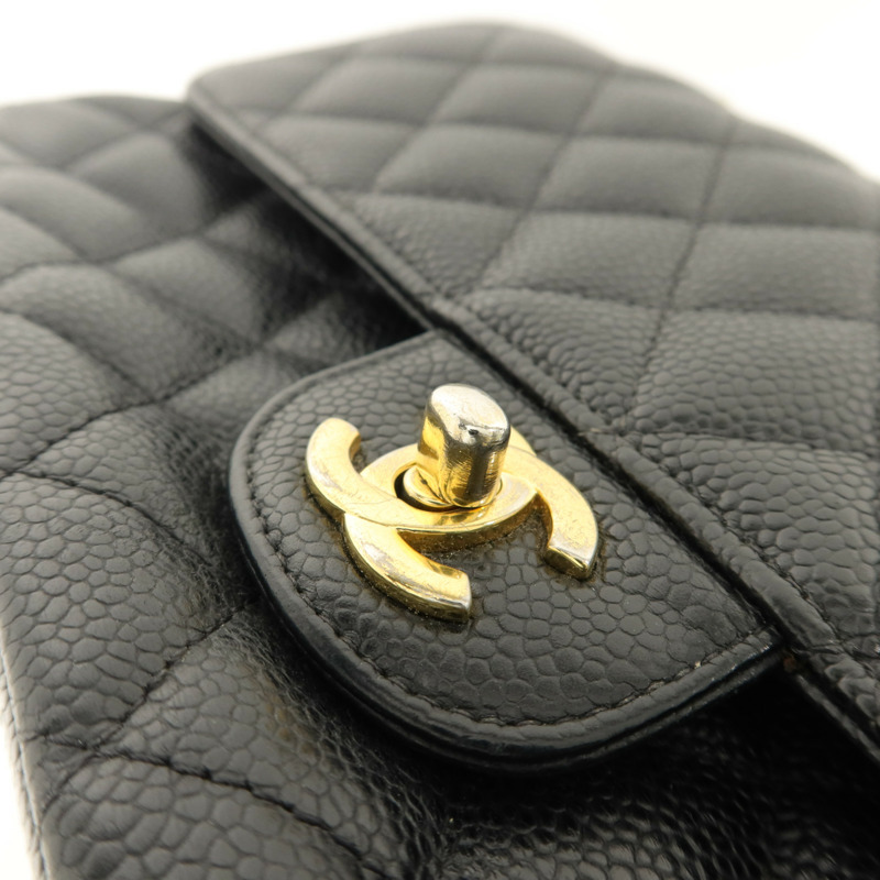 CHANEL 牛皮皮革Classis 25鏈帶肩背袋-18