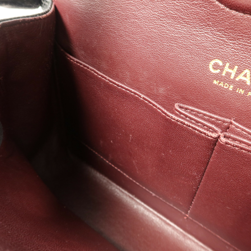 CHANEL 牛皮皮革Classis 25鏈帶肩背袋-21