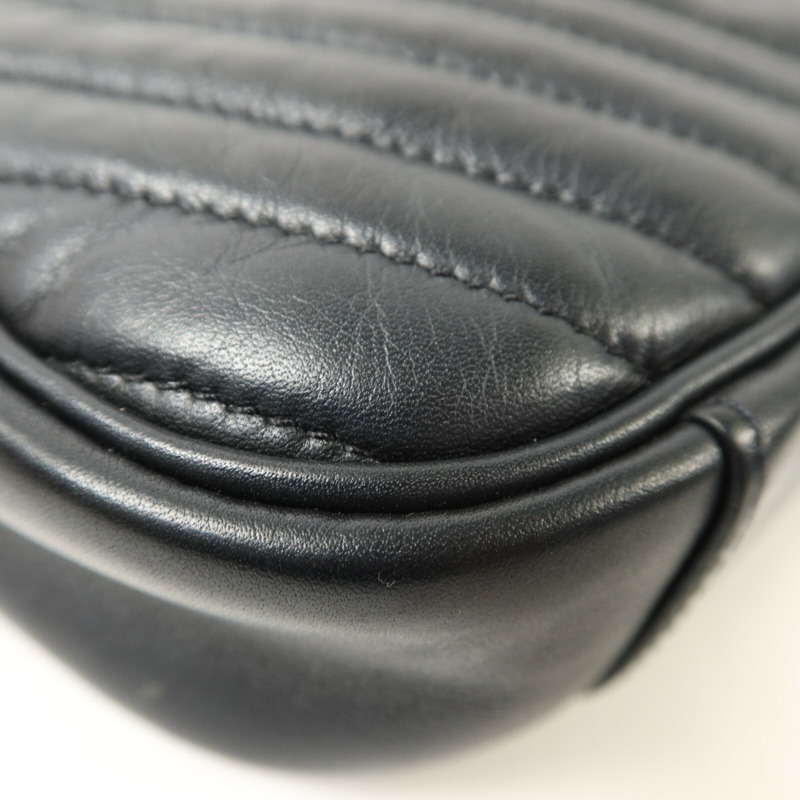 LOUIS VUITTON 牛皮皮革New Wave Camera Bag鏈帶肩背袋-11