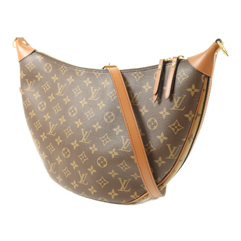 LOUIS VUITTON Monogram Reverse Loop Hobo肩背袋-1