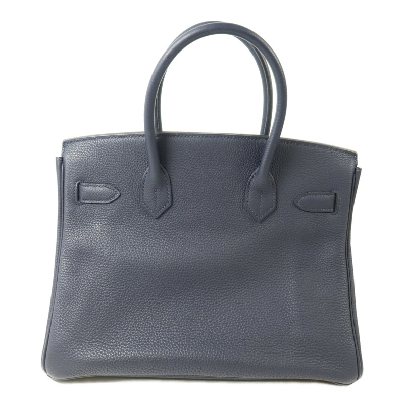 HERMES Togo皮革Birkin 30手挽袋Bleu Nuit-2