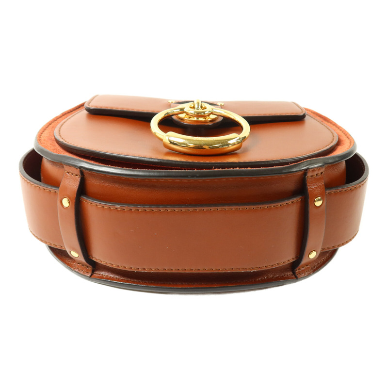 Chloe 牛皮皮革Small Tess Bag手挽肩背兩用袋-3