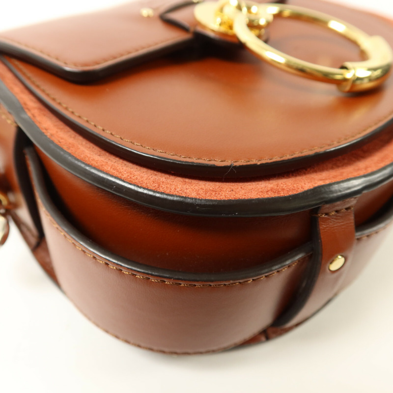 Chloe 牛皮皮革Small Tess Bag手挽肩背兩用袋-11