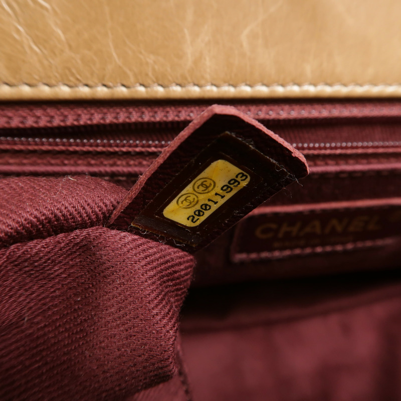 CHANEL 牛皮皮革Chain Shoulder手挽肩背兩用袋-6