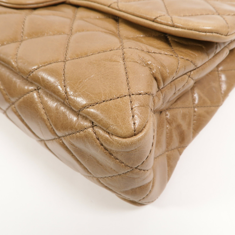 CHANEL 牛皮皮革Chain Shoulder手挽肩背兩用袋-10