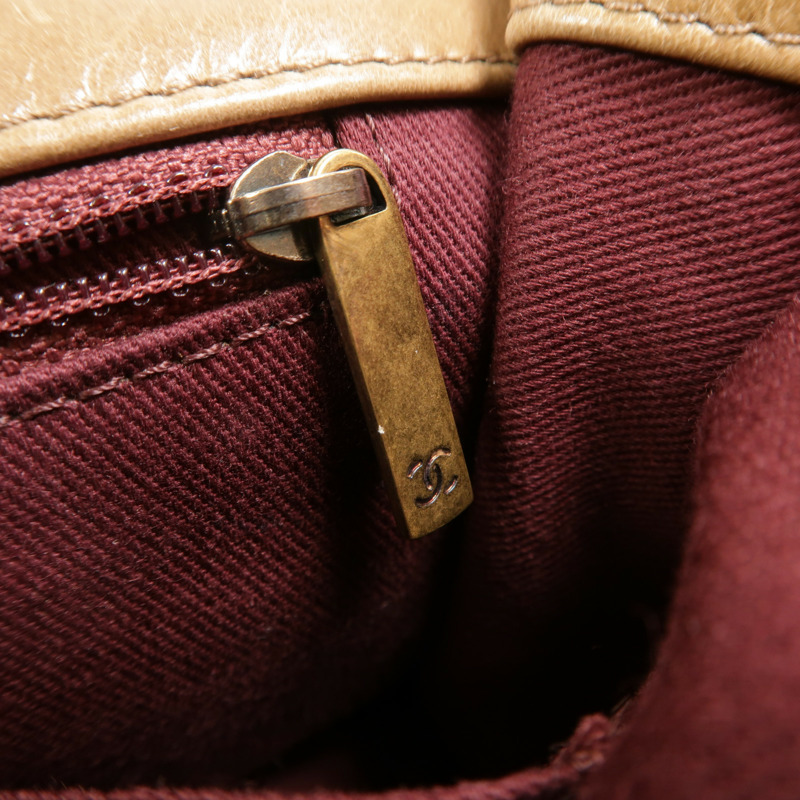 CHANEL 牛皮皮革Chain Shoulder手挽肩背兩用袋-15