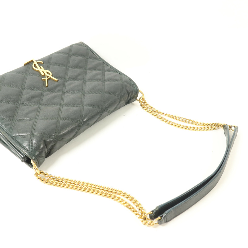 SAINT LAURENT 羊皮皮革Becky Medium鏈帶手挽肩背兩用袋-8