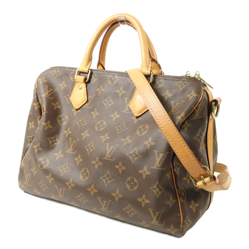 LOUIS VUITTON Monogram Speedy Bandouliere 30手挽肩背兩用袋-1