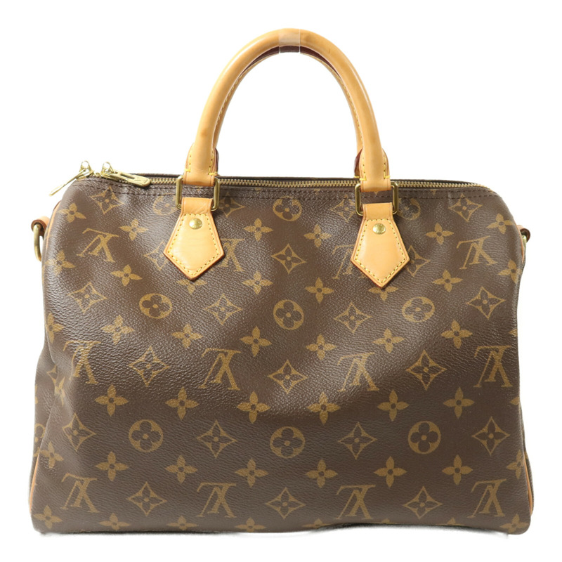 LOUIS VUITTON Monogram Speedy Bandouliere 30手挽肩背兩用袋-2