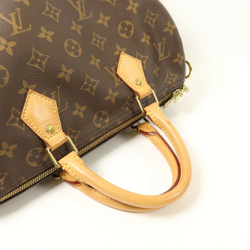 LOUIS VUITTON Monogram Speedy Bandouliere 30手挽肩背兩用袋-6
