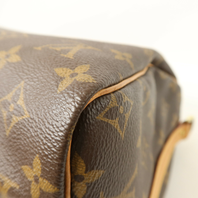 LOUIS VUITTON Monogram Speedy Bandouliere 30手挽肩背兩用袋-11