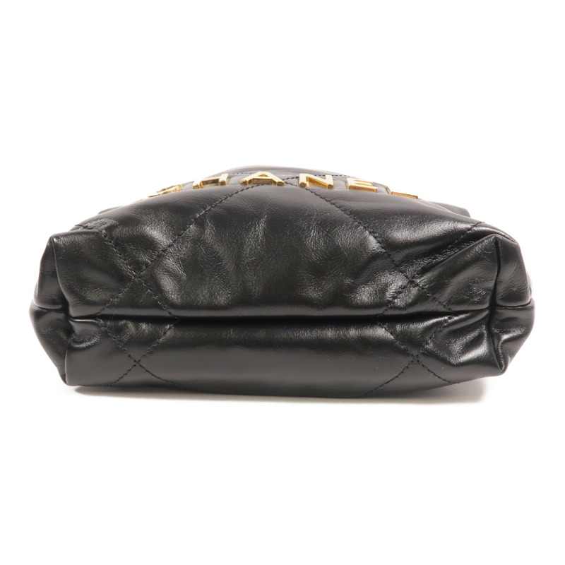 CHANEL 牛皮皮革Chanel 22 Mini鏈帶肩背袋-3