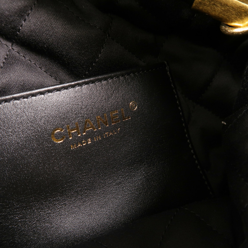 CHANEL 牛皮皮革Chanel 22 Mini鏈帶肩背袋-5