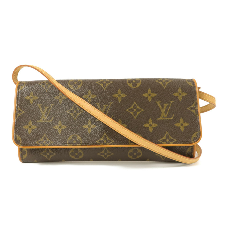 LOUIS VUITTON Monogram Pochette Twin GM肩背袋-0