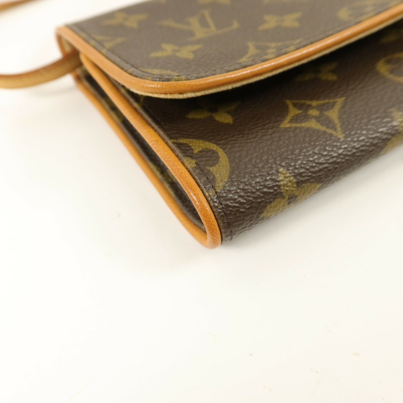 LOUIS VUITTON Monogram Pochette Twin GM肩背袋-11