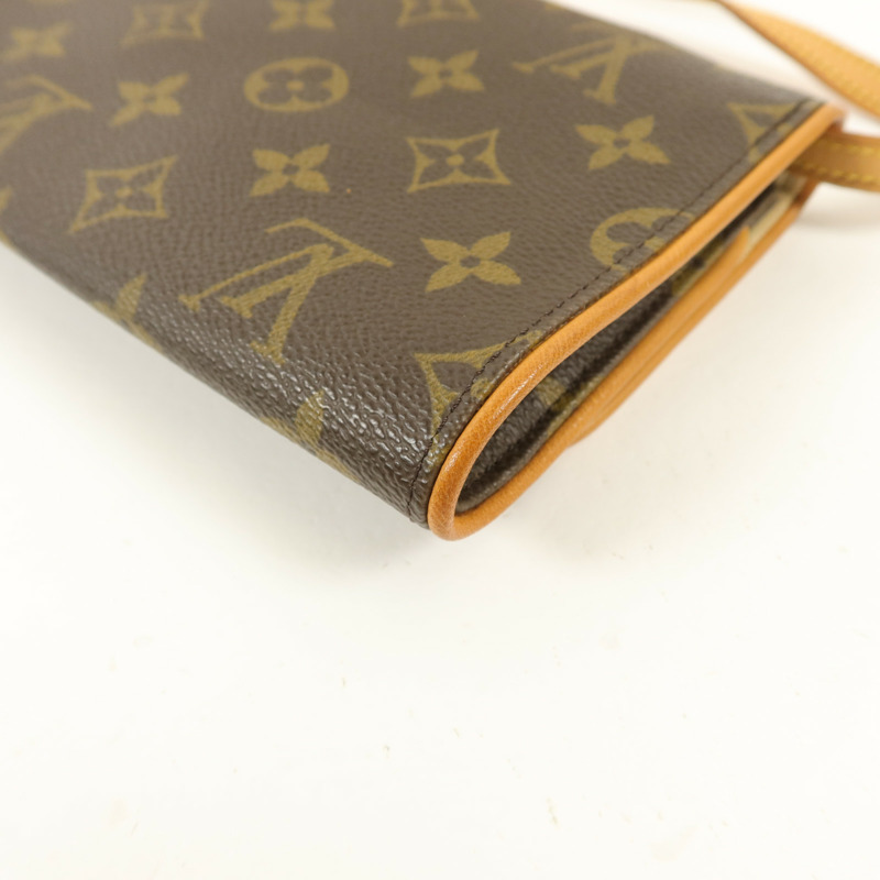 LOUIS VUITTON Monogram Pochette Twin GM肩背袋-12