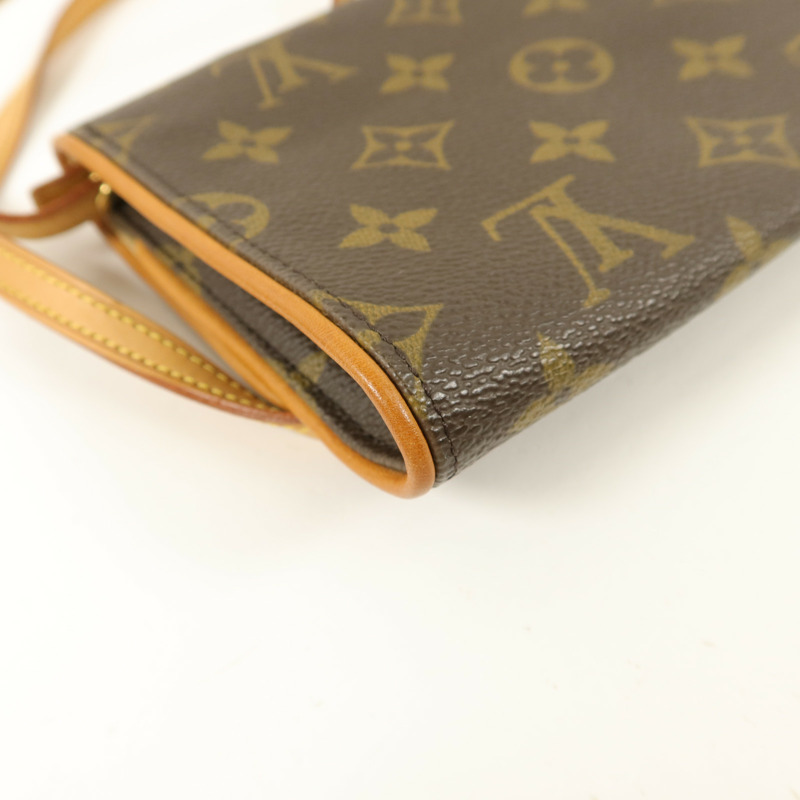 LOUIS VUITTON Monogram Pochette Twin GM肩背袋-13
