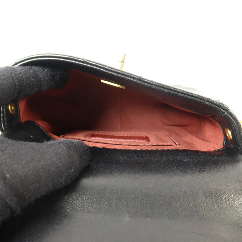 CHANEL 羊皮皮革Chain Shoulder鏈帶肩背袋-4