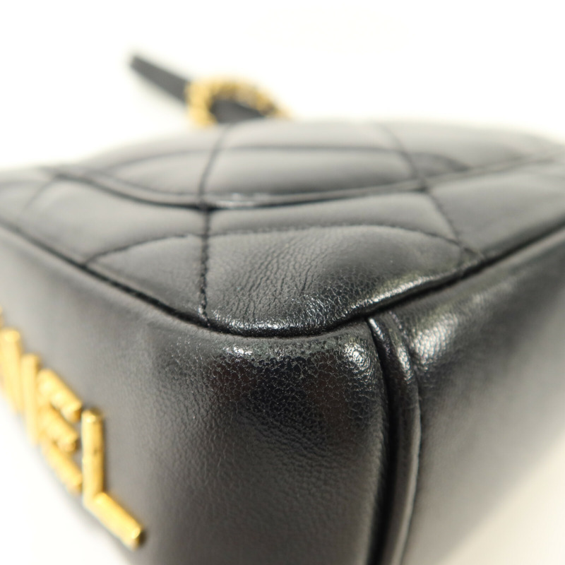 CHANEL 羊皮皮革Chain Shoulder鏈帶肩背袋-14