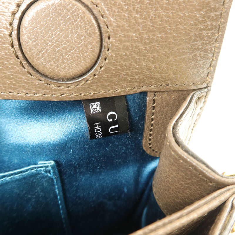 GUCCI 塗層帆布Ophidia GG Small鏈帶肩背袋-7