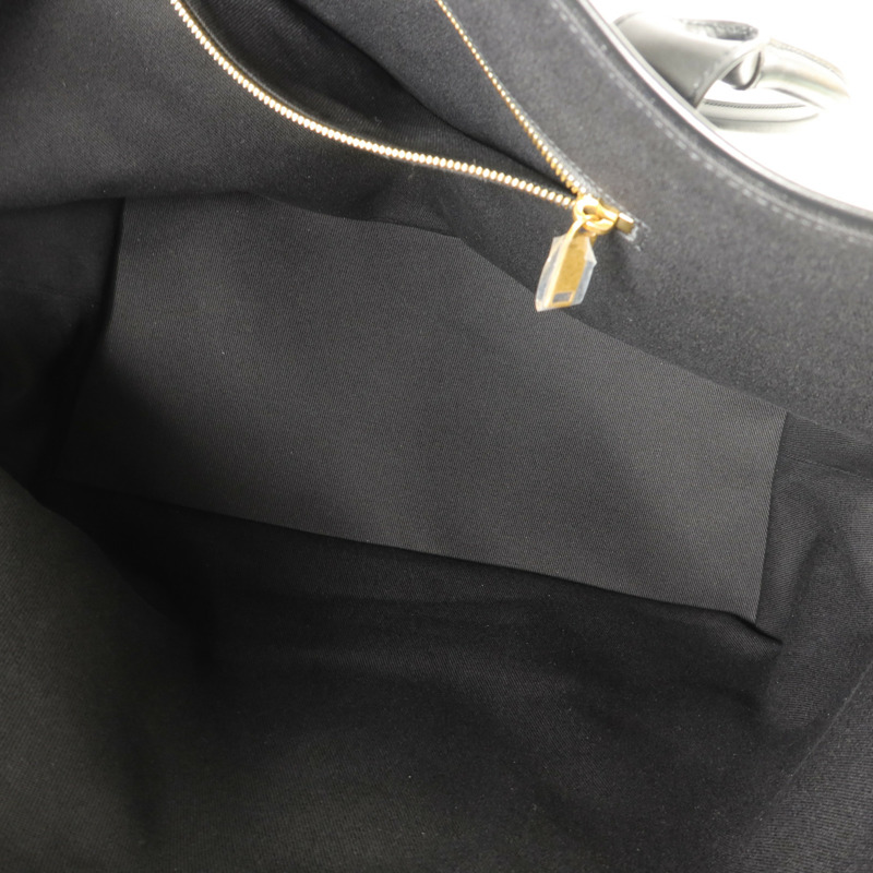 SAINT LAURENT 帆布/牛皮皮革Rive Gauche Tote Bag手挽袋-4