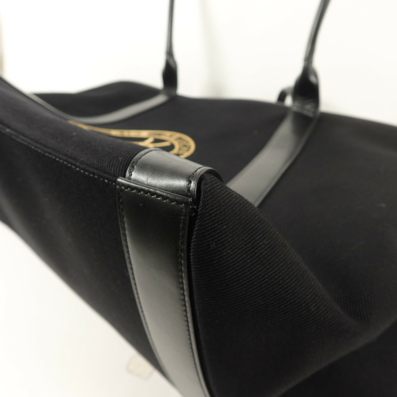 SAINT LAURENT 帆布/牛皮皮革Rive Gauche Tote Bag手挽袋-10