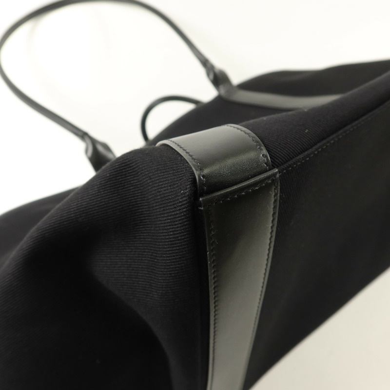 SAINT LAURENT 帆布/牛皮皮革Rive Gauche Tote Bag手挽袋-11