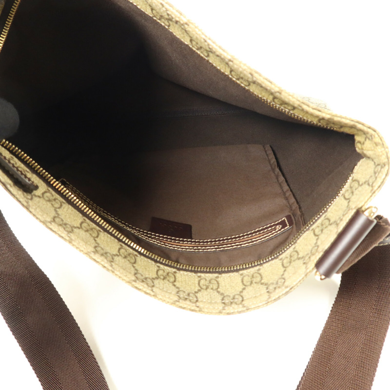 GUCCI 塗層帆布Shoulder Bag肩背袋-4