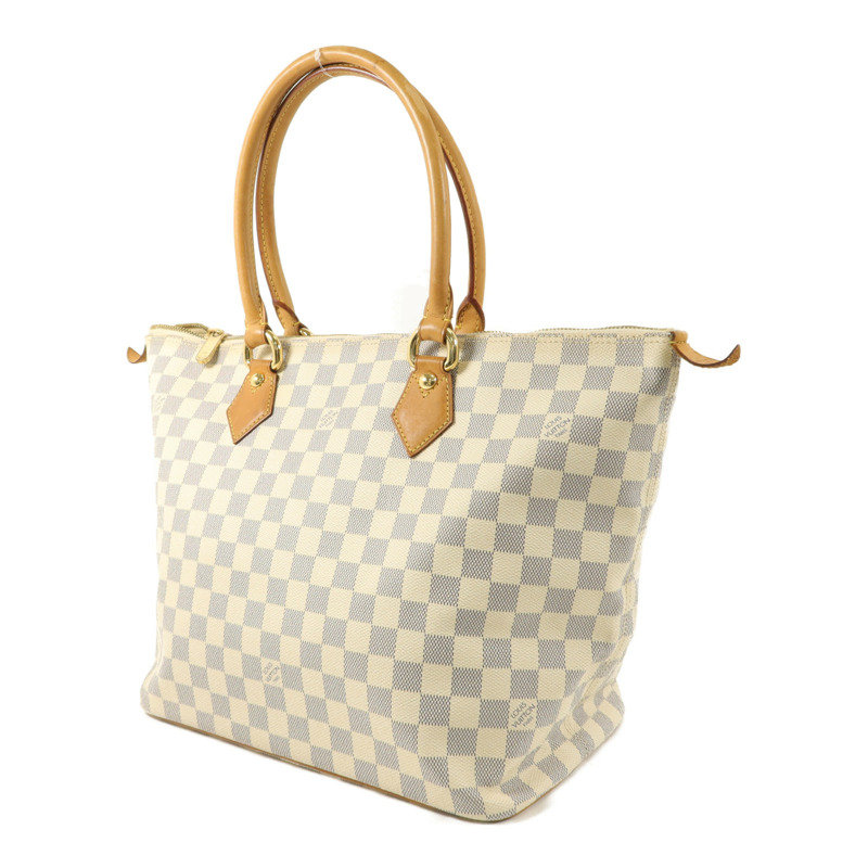 LOUIS VUITTON Damier Azur Saleya MM肩背袋-2