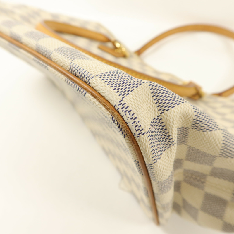 LOUIS VUITTON Damier Azur Saleya MM肩背袋-11