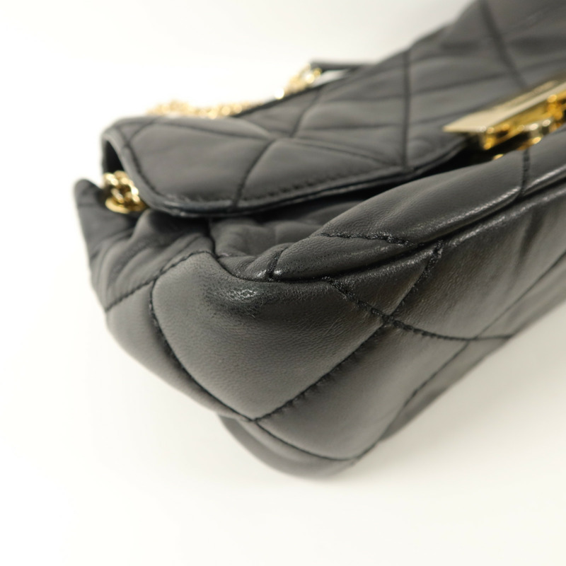 Michael Kors 牛皮皮革Chain Shoulder鏈帶肩背袋-10