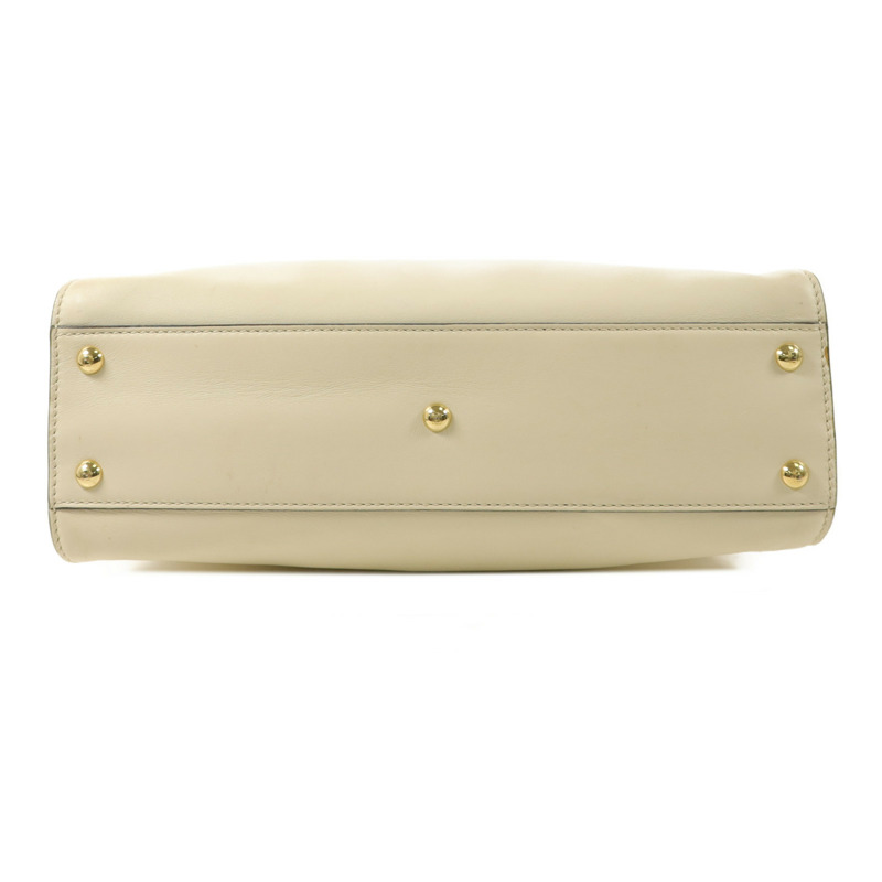 FENDI 牛皮皮革Peekaboo Medium手挽肩背兩用袋-3