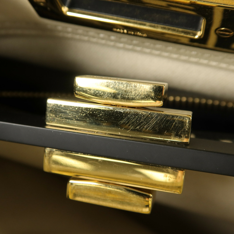 FENDI 牛皮皮革Peekaboo Medium手挽肩背兩用袋-10