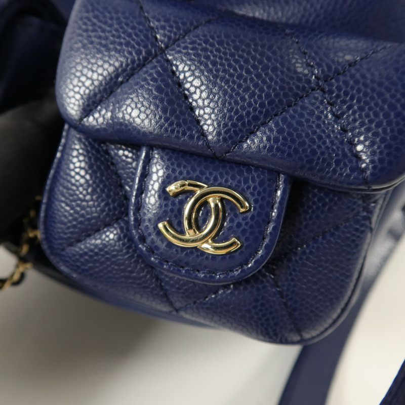 CHANEL 牛皮皮革Duma Backpack背包-10