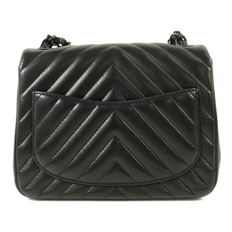 CHANEL 羊皮皮革Mini Flap Bag鏈帶肩背袋-1