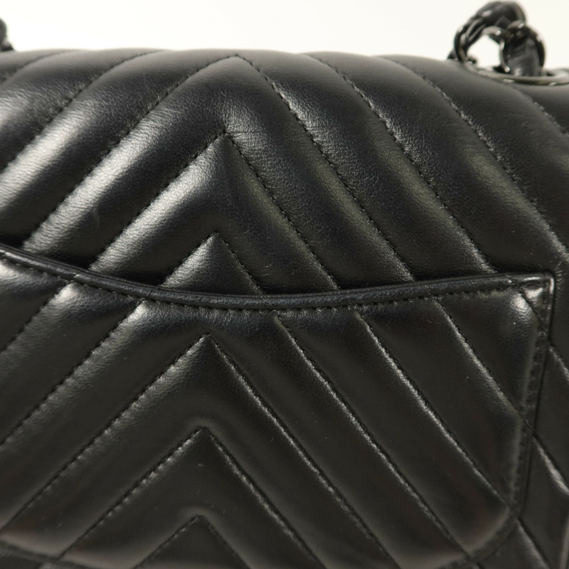 CHANEL 羊皮皮革Mini Flap Bag鏈帶肩背袋-16