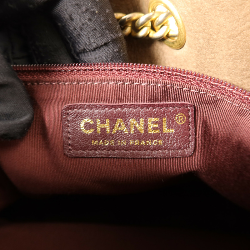 CHANEL 麂皮皮革2 Way Shoulder Bag手挽肩背兩用袋-5